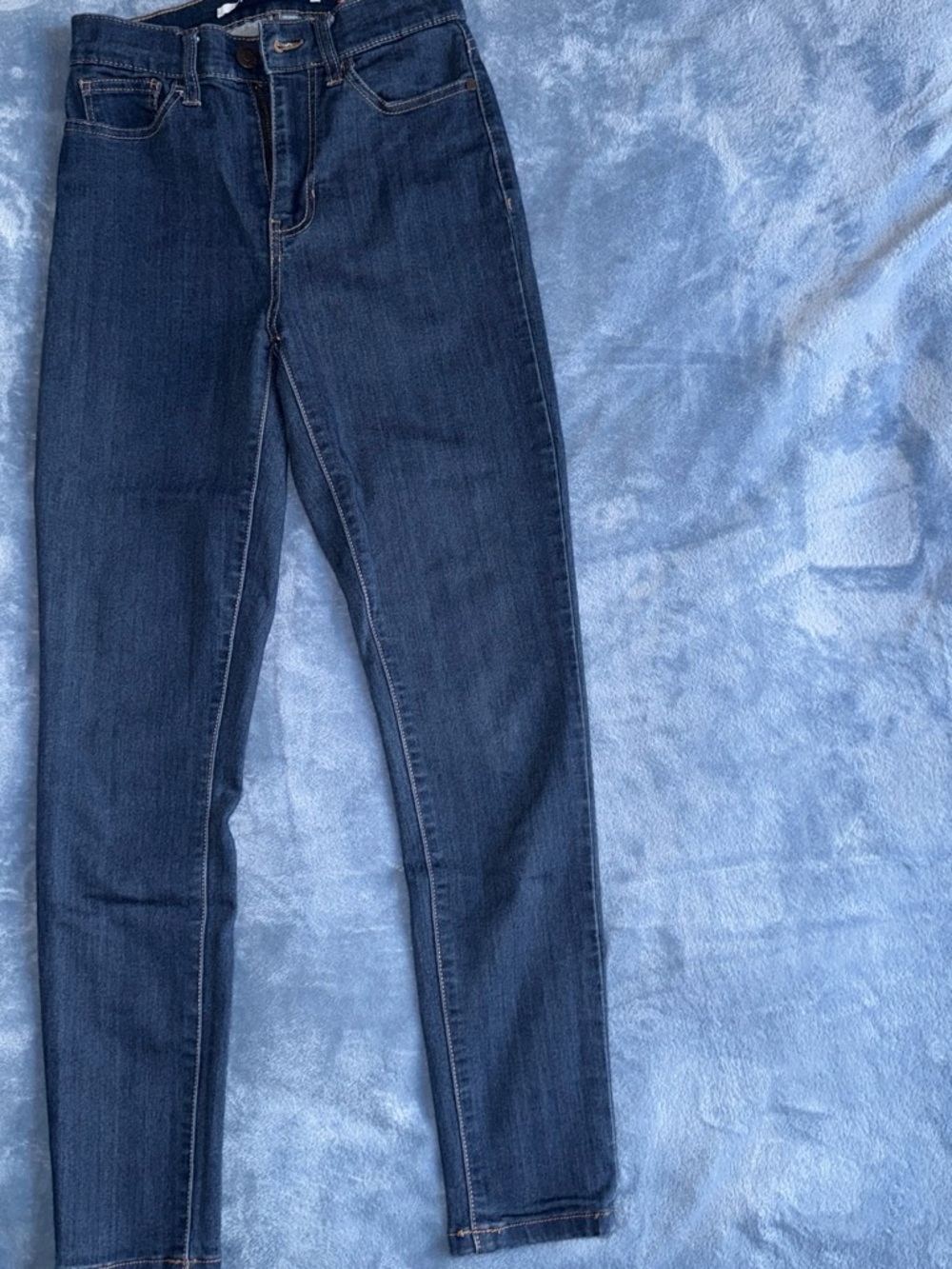 Macy's Dark Blue Skinny Jeans - High Rise Slim Fit